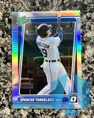 2021 Donruss Optic Rated Prospect Spencer Torkelson #RP14 Silver Holo Prizm Detroit